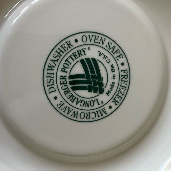 Longaberger Traditional Holly pillar candle holder - Picture 3 of 3